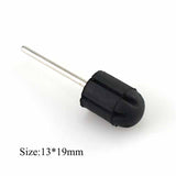 1pcs 5*11 7*13 10*15 13*19 16*25 Nail Drill Sanding Bands Block Caps Cutters Bits for Manicure Pedicure Professional Rubber