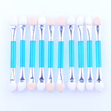 10pcs Disposable Eye Shadow Sponge Applicator Set with Double Sides