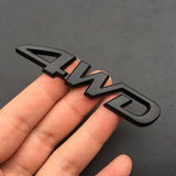 For Mitsubishi Outlander 2013 2015 2016 2017 2018 Exterior Modified special 3D 4WD letter stickers four-wheel drive logo sticker
