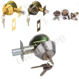 Home Door Gate Single Cylinder Deadbolt Chrome Stainless Steel Dead Bolt Door Lock