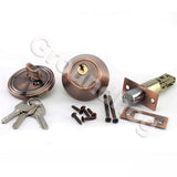 Home Door Gate Single Cylinder Deadbolt Chrome Stainless Steel Dead Bolt Door Lock
