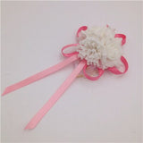 Wedding Wrist Corsage Bracelet Flowers Wedding Bracelet Bridesmaid Sisters Hand Flowers Ribbon Roses Artificial Wedding Planner