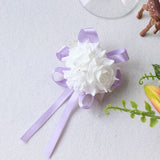 Wedding Wrist Corsage Bracelet Flowers Wedding Bracelet Bridesmaid Sisters Hand Flowers Ribbon Roses Artificial Wedding Planner
