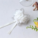 Wedding Wrist Corsage Bracelet Flowers Wedding Bracelet Bridesmaid Sisters Hand Flowers Ribbon Roses Artificial Wedding Planner