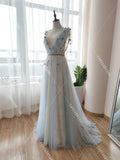 Meticulously Embroidery Wedding Dresses Dreamy Bohemian Bridal Gowns