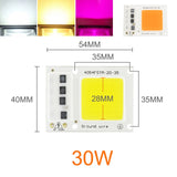 Kaguyahime COB LED Chip 220V 5W 20W 30W 50W Smart IC Integrated Cob Chip DIY For LED Floodlight Spotlight  Lamp Beads Grow Light
