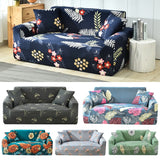 Fashion Flower Plant Print Stretch Sofa Cover Elastic Loveseat Couch Covers For Living Room Dustproof All-inclusive Slipcovers