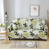 Fashion Flower Plant Print Stretch Sofa Cover Elastic Loveseat Couch Covers For Living Room Dustproof All-inclusive Slipcovers