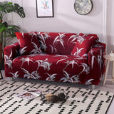 Fashion Flower Plant Print Stretch Sofa Cover Elastic Loveseat Couch Covers For Living Room Dustproof All-inclusive Slipcovers