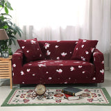 Fashion Flower Plant Print Stretch Sofa Cover Elastic Loveseat Couch Covers For Living Room Dustproof All-inclusive Slipcovers