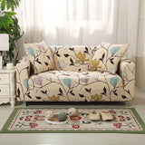 Fashion Flower Plant Print Stretch Sofa Cover Elastic Loveseat Couch Covers For Living Room Dustproof All-inclusive Slipcovers