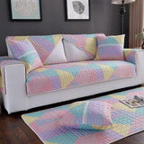 1-Piece Nordic Style Anti-slip Sofa Cover Cotton Slipcovers for Leather Sofas High Quality Loveseat Sectional Corner Couch Cover - shopwishi 
