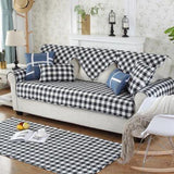 1-Piece Nordic Style Anti-slip Sofa Cover Cotton Slipcovers for Leather Sofas High Quality Loveseat Sectional Corner Couch Cover - shopwishi 