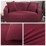 Velvet Sofa Covers for Living Room Solid Sectional Sofa Cover Elastic Couch Cover Home Decor Fundas Sofa Slipover Top Quality