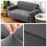 Velvet Sofa Covers for Living Room Solid Sectional Sofa Cover Elastic Couch Cover Home Decor Fundas Sofa Slipover Top Quality