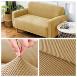 Velvet Sofa Covers for Living Room Solid Sectional Sofa Cover Elastic Couch Cover Home Decor Fundas Sofa Slipover Top Quality