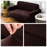 Velvet Sofa Covers for Living Room Solid Sectional Sofa Cover Elastic Couch Cover Home Decor Fundas Sofa Slipover Top Quality
