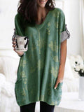 O-neck Long Sleeve Gradient Color Loose Casual Dress Women 2019 Spring Autumn Pocket Long Tops Plus Size 5xl Ladies Dresses
