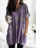 O-neck Long Sleeve Gradient Color Loose Casual Dress Women 2019 Spring Autumn Pocket Long Tops Plus Size 5xl Ladies Dresses