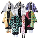 Anime Kimetsu no Yaiba Demon Slayer Cosplay Costume Kamado Tanjirou Nezuko Agatsuma Zenitsu Tomioka Giyuu Muzan Cosplay anime