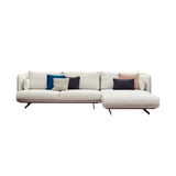 Nordic fabric sofa Simple modern self-contained small apartment  Italian minimalist 3 person living room sofa - shopwishi 