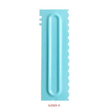 1pc Cream Scraper Irregular Teeth Edge DIY Scraper Cake Decorating Fondant pastry cutters Baking Spatulas Tools