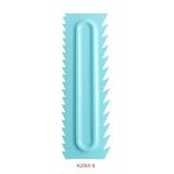 1pc Cream Scraper Irregular Teeth Edge DIY Scraper Cake Decorating Fondant pastry cutters Baking Spatulas Tools