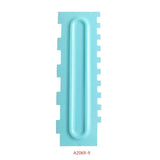 1pc Cream Scraper Irregular Teeth Edge DIY Scraper Cake Decorating Fondant pastry cutters Baking Spatulas Tools