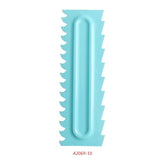 1pc Cream Scraper Irregular Teeth Edge DIY Scraper Cake Decorating Fondant pastry cutters Baking Spatulas Tools