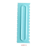 1pc Cream Scraper Irregular Teeth Edge DIY Scraper Cake Decorating Fondant pastry cutters Baking Spatulas Tools