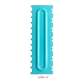 1pc Cream Scraper Irregular Teeth Edge DIY Scraper Cake Decorating Fondant pastry cutters Baking Spatulas Tools