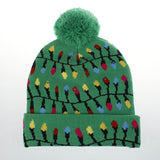 ON SALE! 2020 New Year LED Knitted Christmas Hat Beanie Light Up Illuminate Warm Hat For Kids Adults New Year Christmas Decor