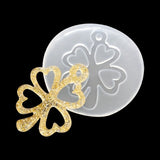 3D Lace Flower Bead Chain Silicone Fondant Mould Cake Decorating Baking Molds Sugar Paste Pastry Tools