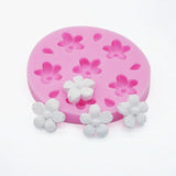 3D Lace Flower Bead Chain Silicone Fondant Mould Cake Decorating Baking Molds Sugar Paste Pastry Tools