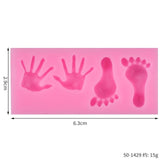 3D Lace Flower Bead Chain Silicone Fondant Mould Cake Decorating Baking Molds Sugar Paste Pastry Tools
