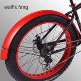 Wolf's Fang Snowmobile Durable Iron Bicycle Wings