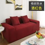 Plaid Sofa Covers for Living Room Solid Sectional Sofa Cover Elastic Couch Cover Home Decor Fundas Sofa Slipover 1 to 4Seat