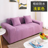Plaid Sofa Covers for Living Room Solid Sectional Sofa Cover Elastic Couch Cover Home Decor Fundas Sofa Slipover 1 to 4Seat