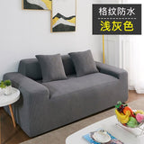 Plaid Sofa Covers for Living Room Solid Sectional Sofa Cover Elastic Couch Cover Home Decor Fundas Sofa Slipover 1 to 4Seat