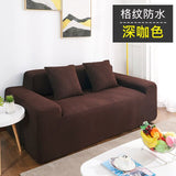 Plaid Sofa Covers for Living Room Solid Sectional Sofa Cover Elastic Couch Cover Home Decor Fundas Sofa Slipover 1 to 4Seat