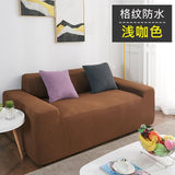 Plaid Sofa Covers for Living Room Solid Sectional Sofa Cover Elastic Couch Cover Home Decor Fundas Sofa Slipover 1 to 4Seat