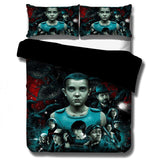 Stranger Things Bedding Set Duvet Covers Pillowcases Science Fiction Movies Comforter Bedding Set Bedclothes Bed Linen(NO sheet)