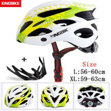 KINGBIKE Bicycle Cycling Helmets MTB Cycling Helmet Ultralight In-mold With Visor Titanium Breathable Road Mountain Bike Helmet