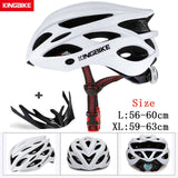 KINGBIKE Bicycle Cycling Helmets MTB Cycling Helmet Ultralight In-mold With Visor Titanium Breathable Road Mountain Bike Helmet