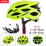 KINGBIKE Bicycle Cycling Helmets MTB Cycling Helmet Ultralight In-mold With Visor Titanium Breathable Road Mountain Bike Helmet