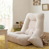 Folding sofa chair tatami lazy sofa floor chair computer reading back soft seat bed with pillow Lounger Seat Pouf Japanese style - shopwishi 
