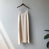 New Arrival Women V-Neck Sleeveless Women Vintage Satin Summer Long Dress Boho Elegant Women Casual Dress Vestidos