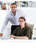 Blue Light Blocking Computer Glasses for Men WomenEye Strain Relief