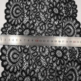 22cm Black White Elastic Lace Fabric French Hollow Underwear DIY Crafts Sewing Suppies Decoration Accessories For Garments 1Yard