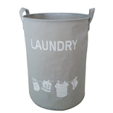 35cmx45cm Folding Drawstring Port Dirty Clothes Laundry Basket For Toy Clothing Storage Bucket Laundry Organizer